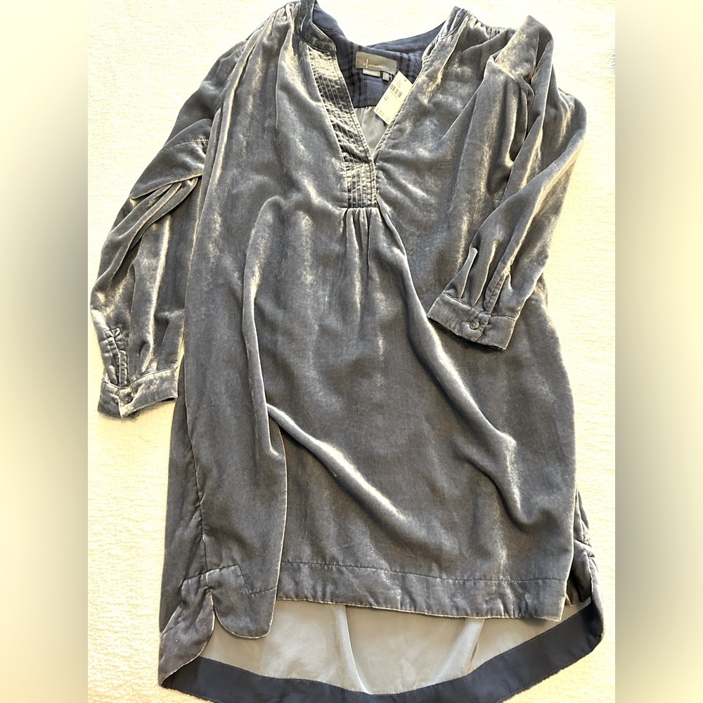Anthropology Lavender Velvet dress!